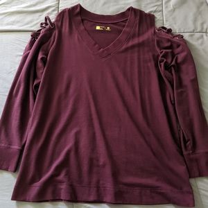 Cold Shoulder Sweatshirt